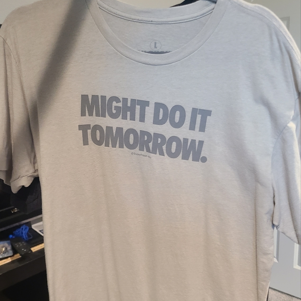 Large Men's Superfresh "Might Do it" Tee